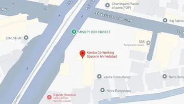 Location of Kendra Spaces Co-Working space in Memnagar, Ahmedabad - Image 291512